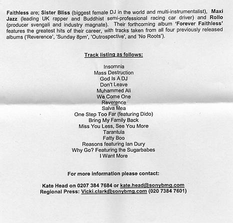 Faithless - Don't Leave